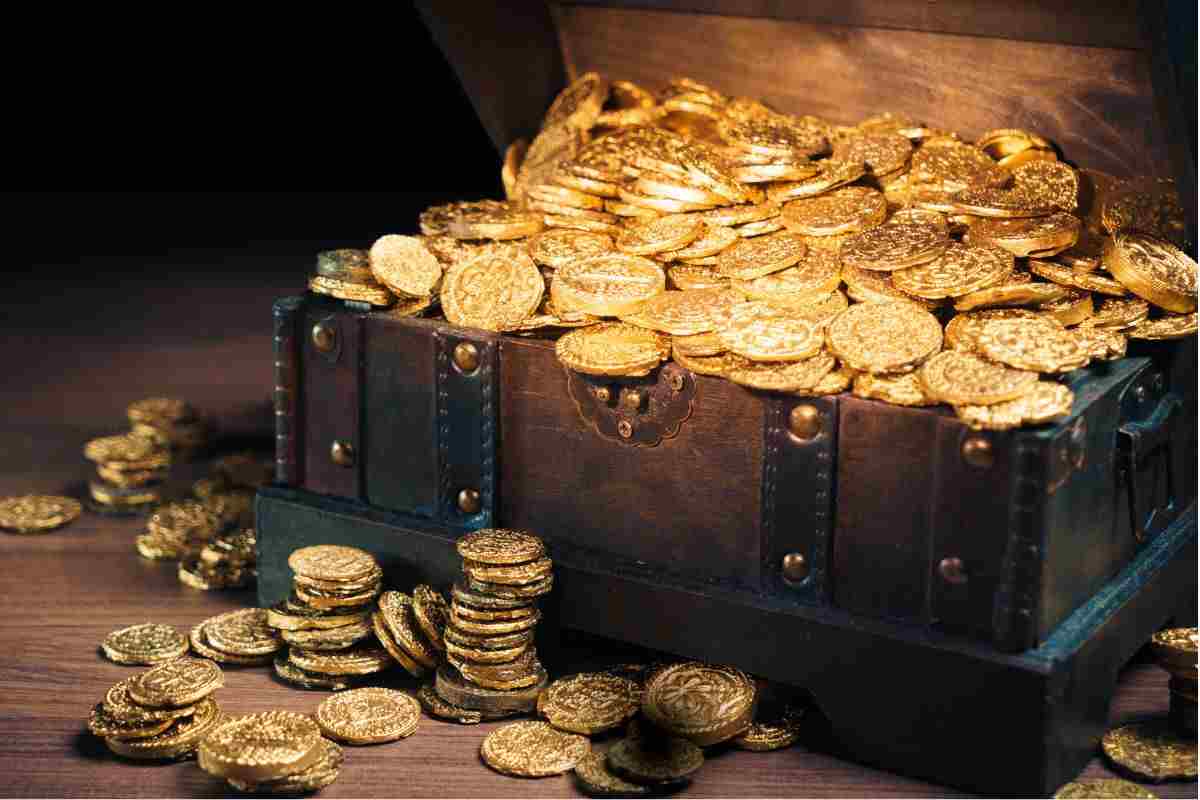 ritrovate monete d'oro antiche